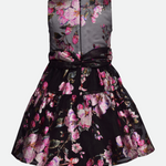 Bianca Metallic Floral Party Dress - Image 