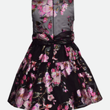 Bianca Metallic Floral Party Dress - Image 