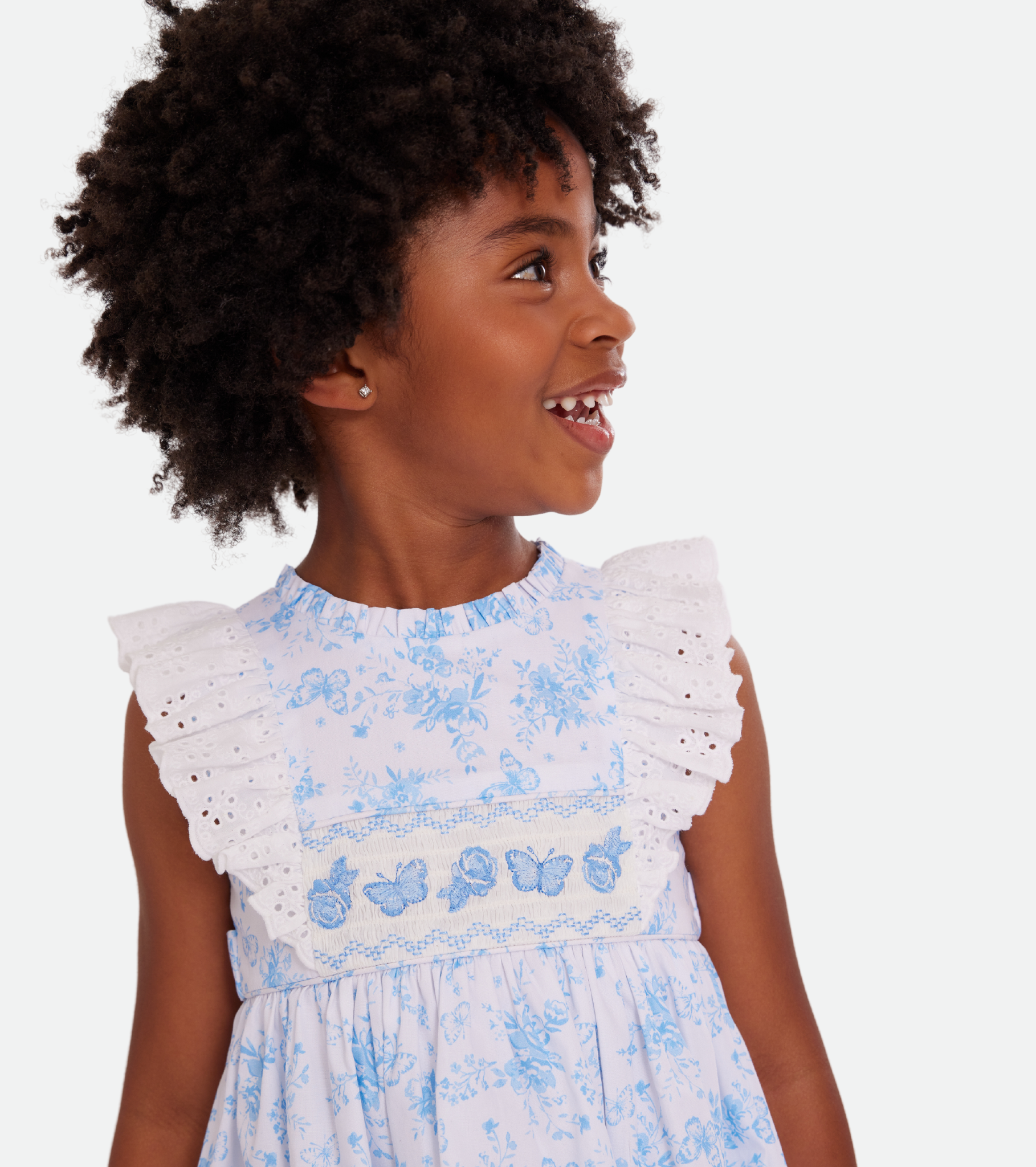 Daphne Smocked Butterfly Dress