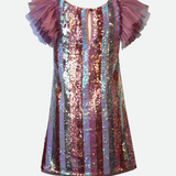 Alexa Sequin Striped Party Dress - Image 