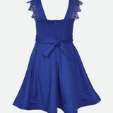 Valorie Sparkle Knit Skater Dress - Image 