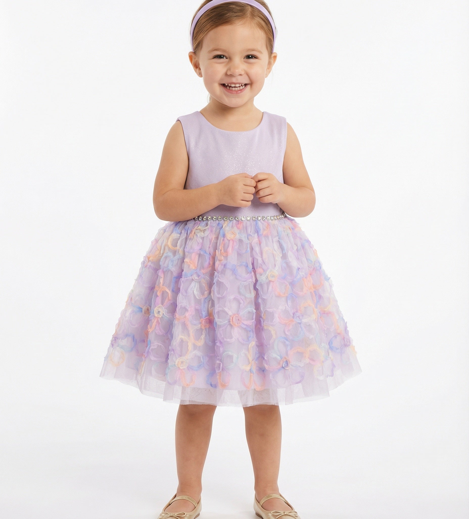 Kelly Rainbow Tulle Party Dress