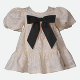 Lola Jacquard Bow Dress - Image 