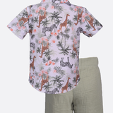 Oliver Jungle Print Short Set - Image 