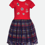 Cool for School Plaid Knit Dress - Image 