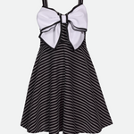 Isabella Striped Party Dress - Image 