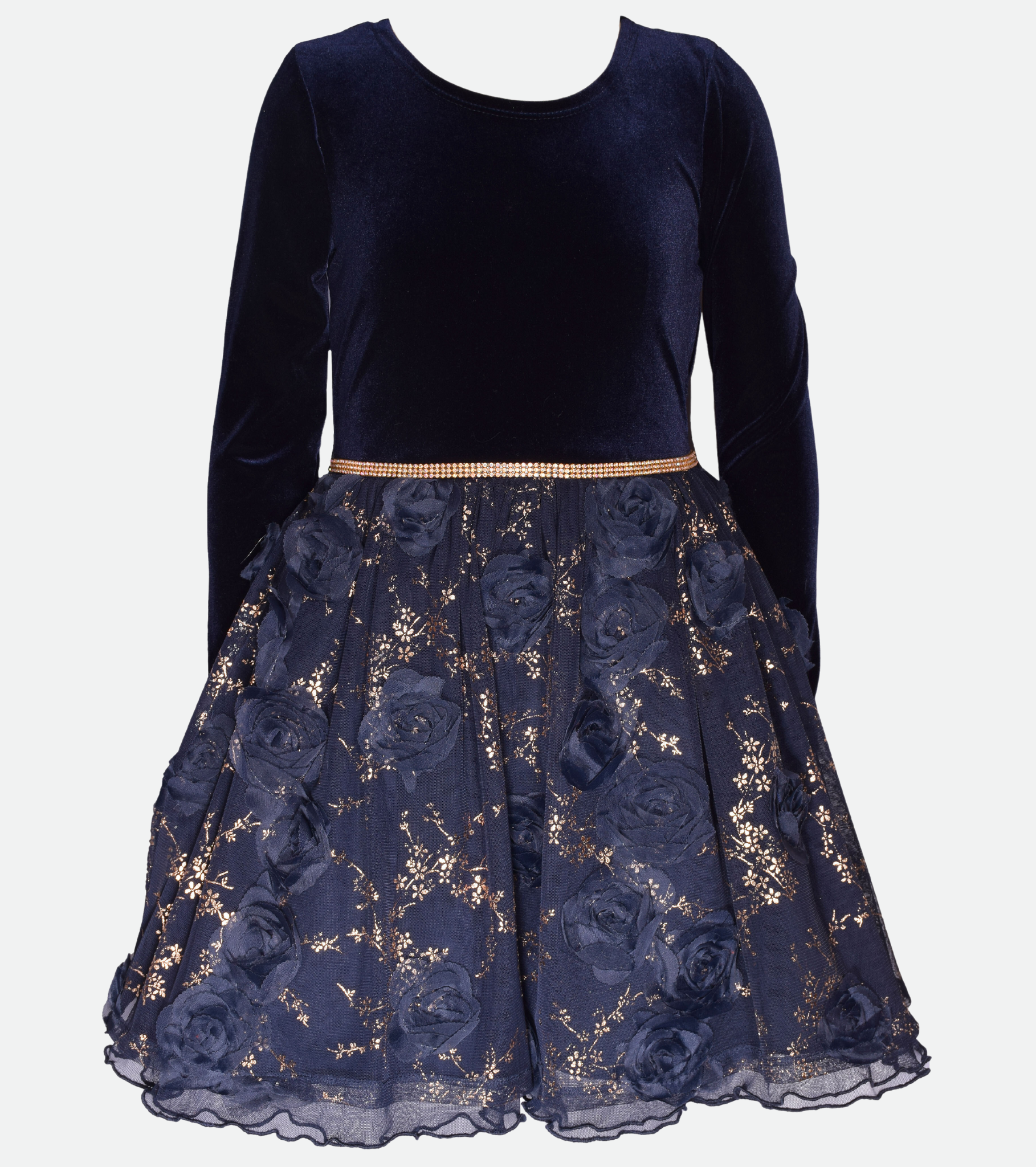Bonnie jean 2025 velvet dress