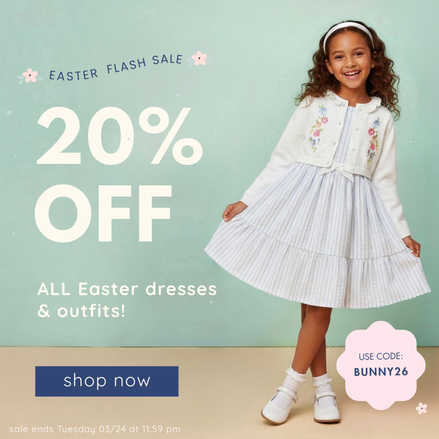 Easter FLASH SALE - 20% off the easter shop with code: BUNNY26