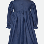 Nelle Embroidered Denim Dress - Image 