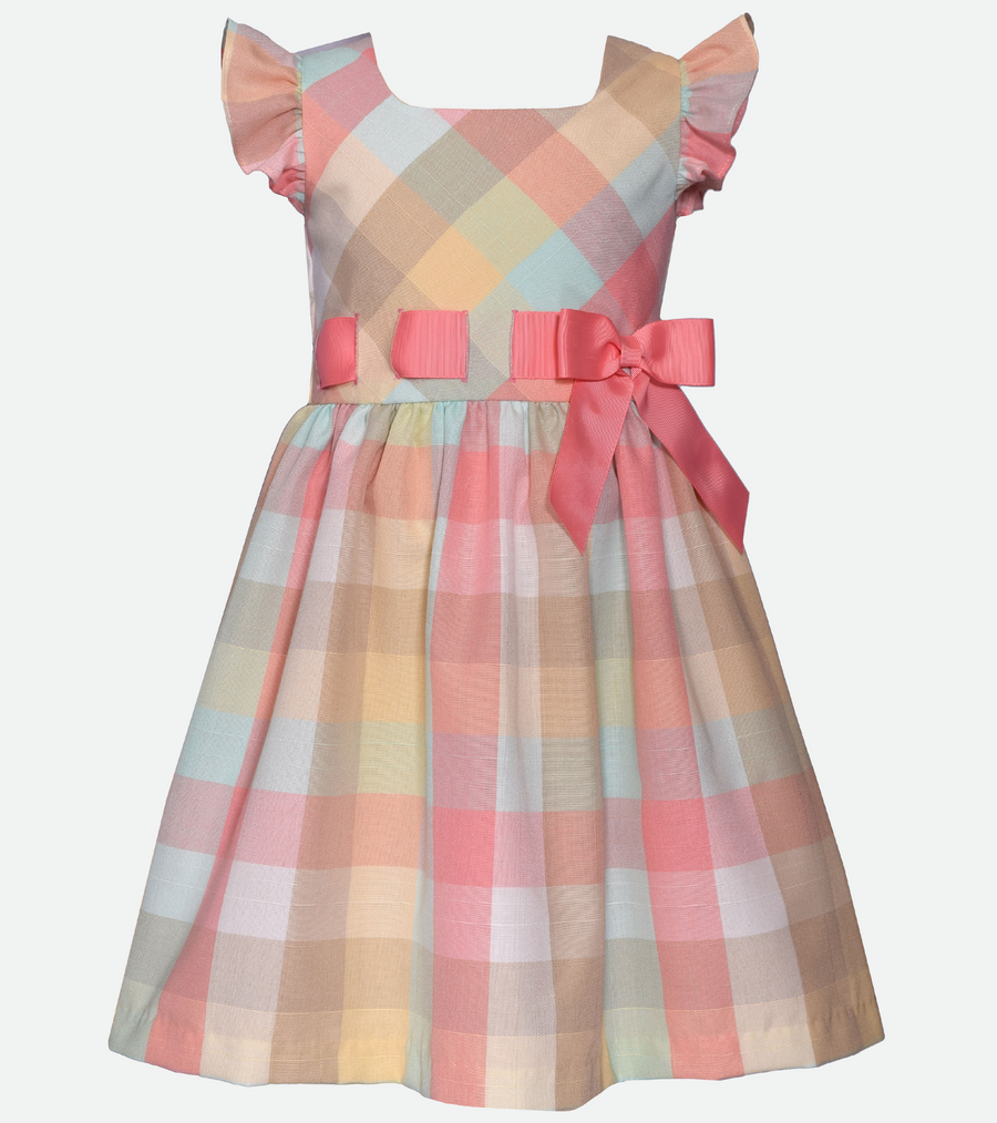 Bonnie Jean Kid Girl Pink Lace Dress main image 1
