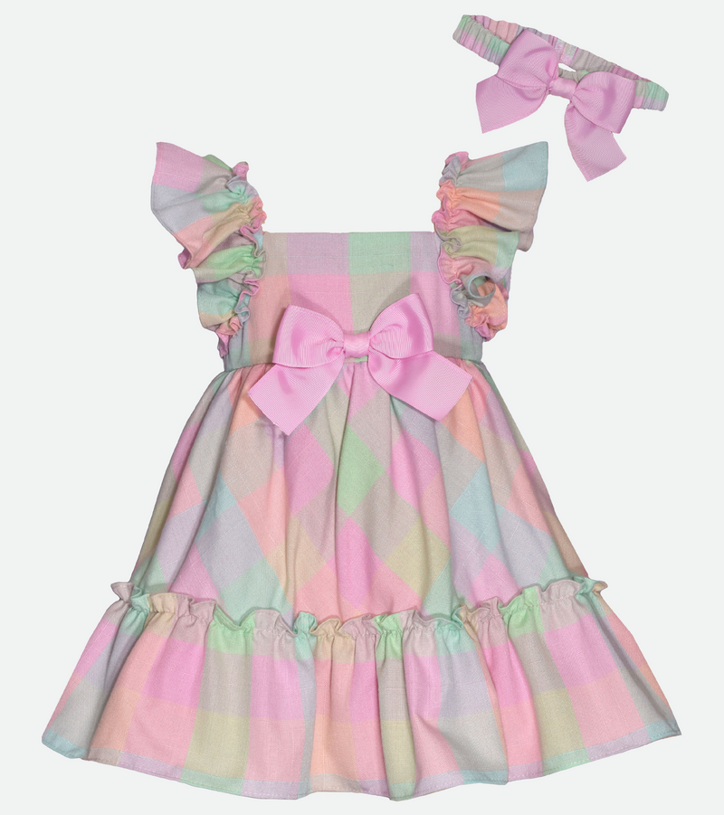 Bonnie Jean Toddler Girl Pink Lace Dress