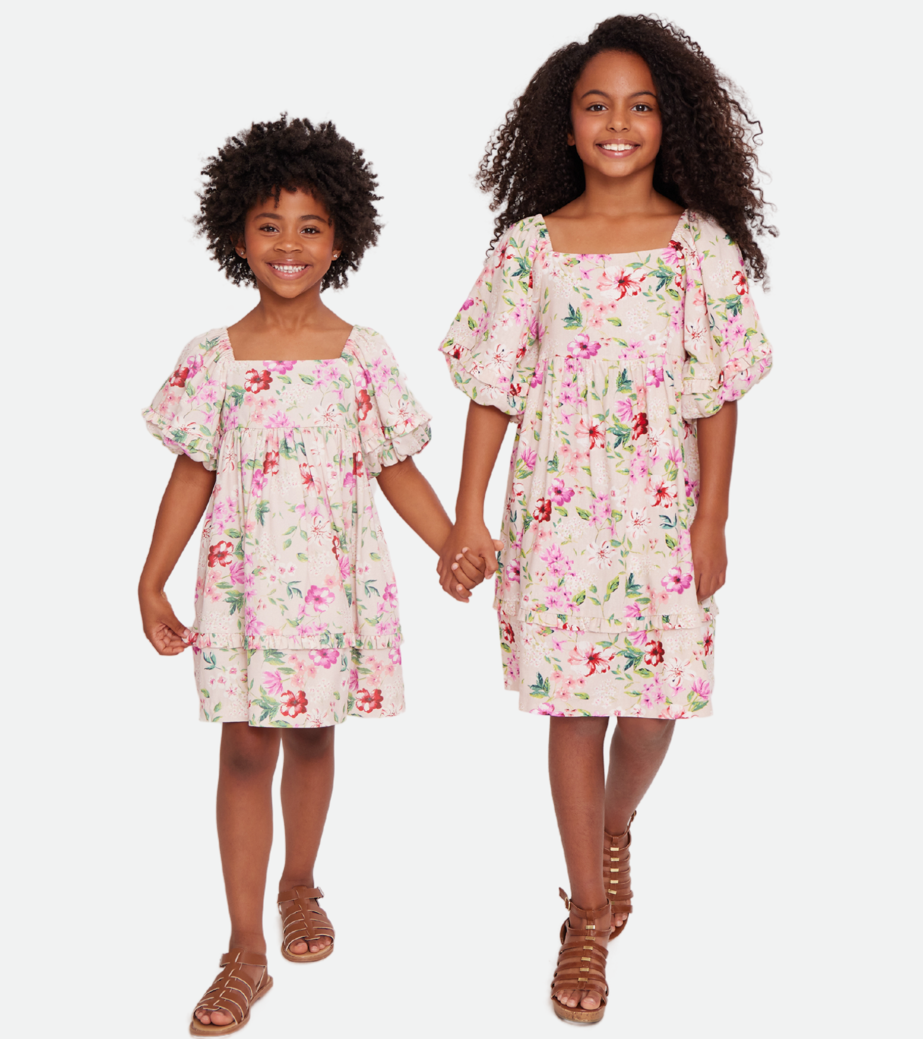Mary Floral Dress with Purse