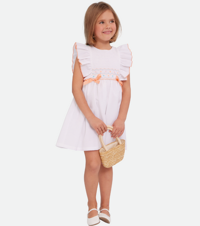 Ellie Smocked Eyelet Dress