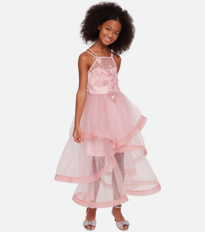Tween high top low dresses