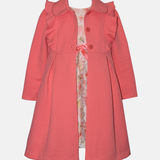 Mila Floral Pinafore Coat Set - Image 