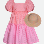Haley Eyelet Sundress with Hat - Image 