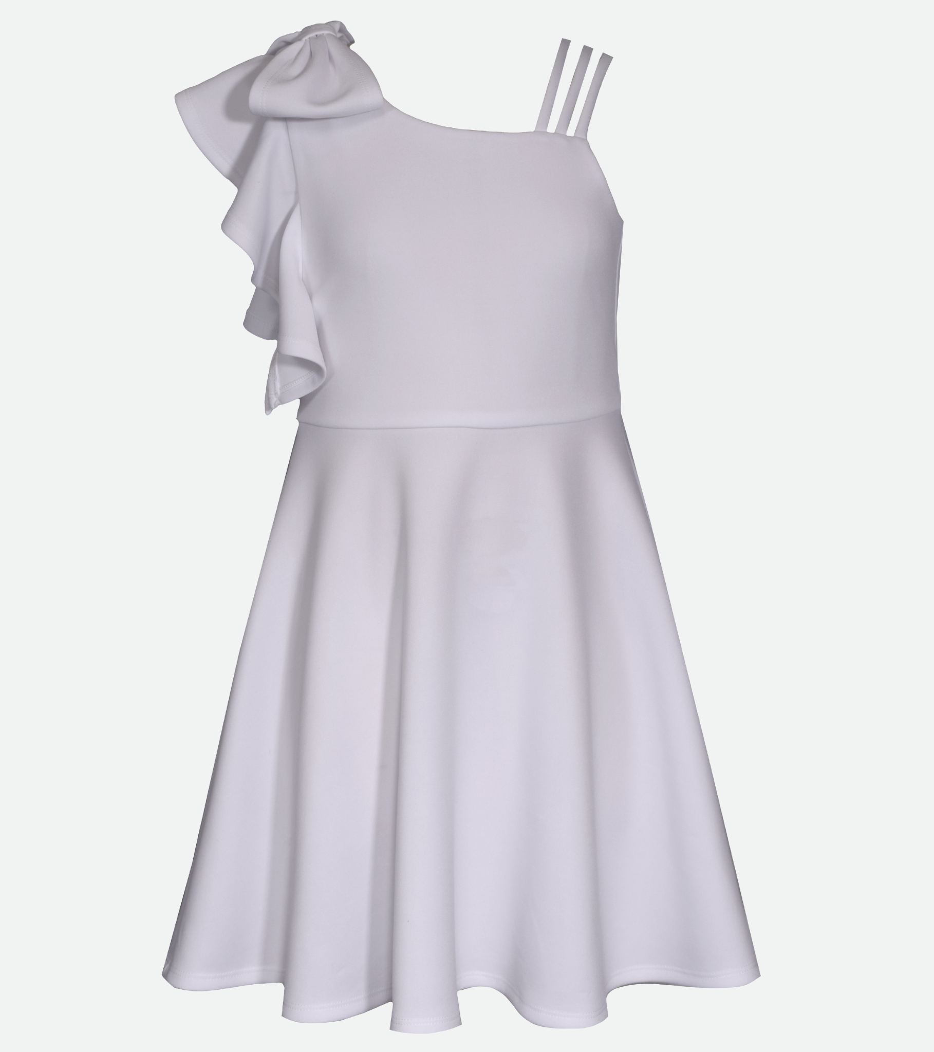White scuba skater shop dress