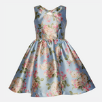 Magnolia Floral Party Dress - Image 