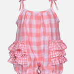 April Gingham Ruffle Bubble - Image 