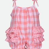 April Gingham Ruffle Bubble - Image 