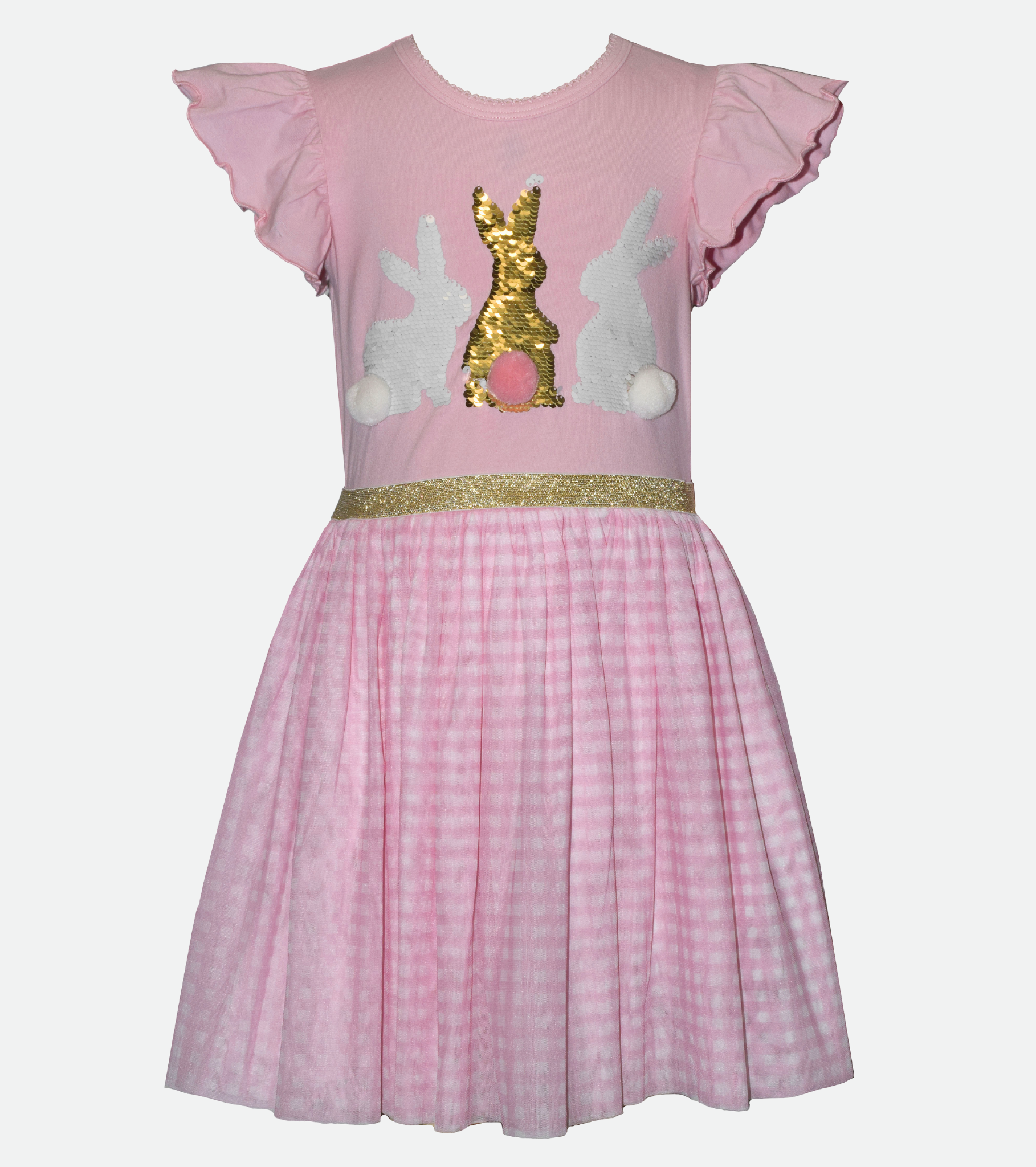 Girls Easter Dresses with Bunny 