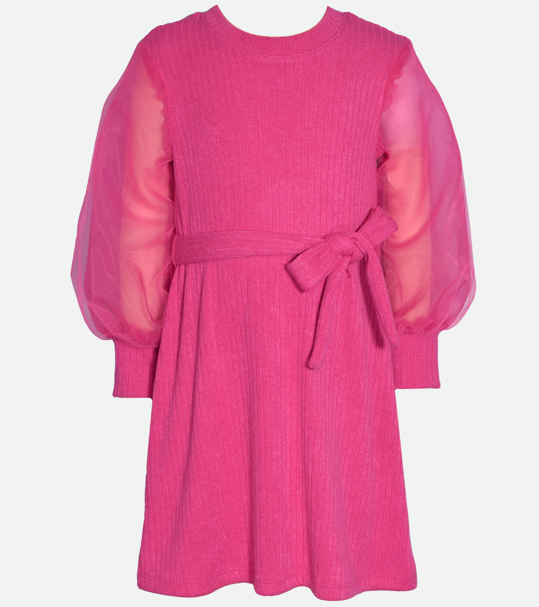 Girls pink sweater dress online