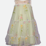 Melody Embroidered Mesh Dress - Image 