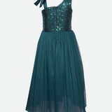 Elena Sequin Mesh Gown - Image 