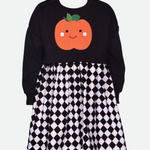 Crochet Pumpkin Sweater Dress - Image 