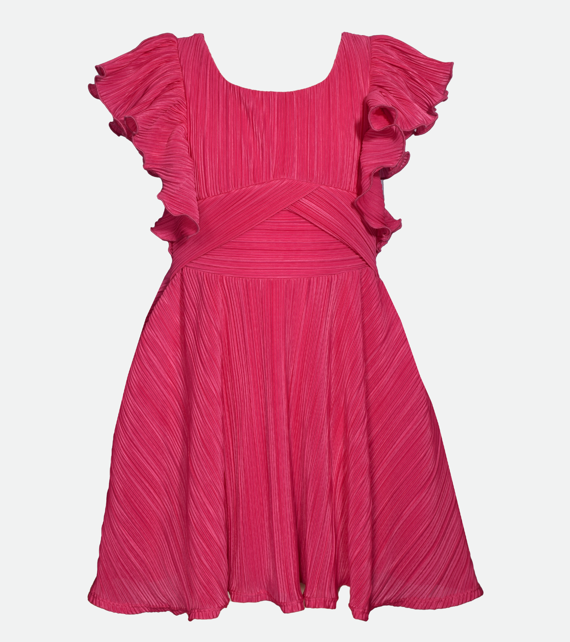 Hot Pink Party Dress for Girls