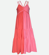 pink maxi dresses for girls striped pink maxi dress for girls