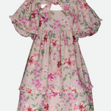 Mary Floral Dress with Purse - Image 