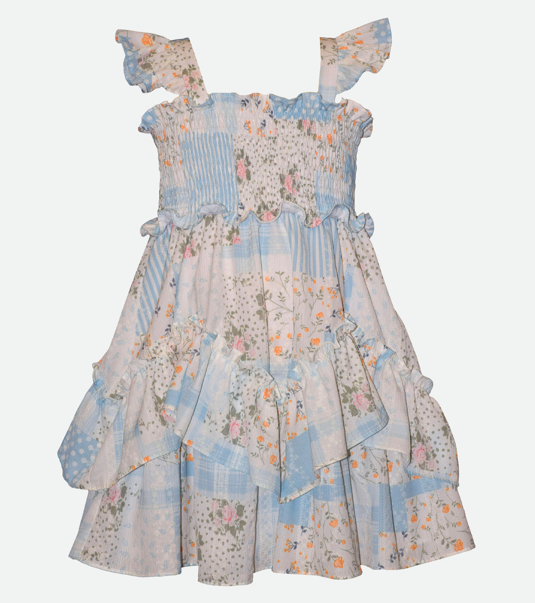 Floral Smocked Sundress for Girls 