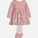 Lily Sweater Dress with Tights - Image 