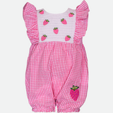 Strawberry Smocked Bubble - Image 