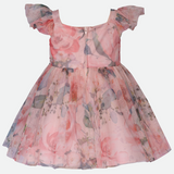 Lila Rosette Party Dress - Image 