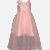 Perla Appliqued Party Dress - Image 