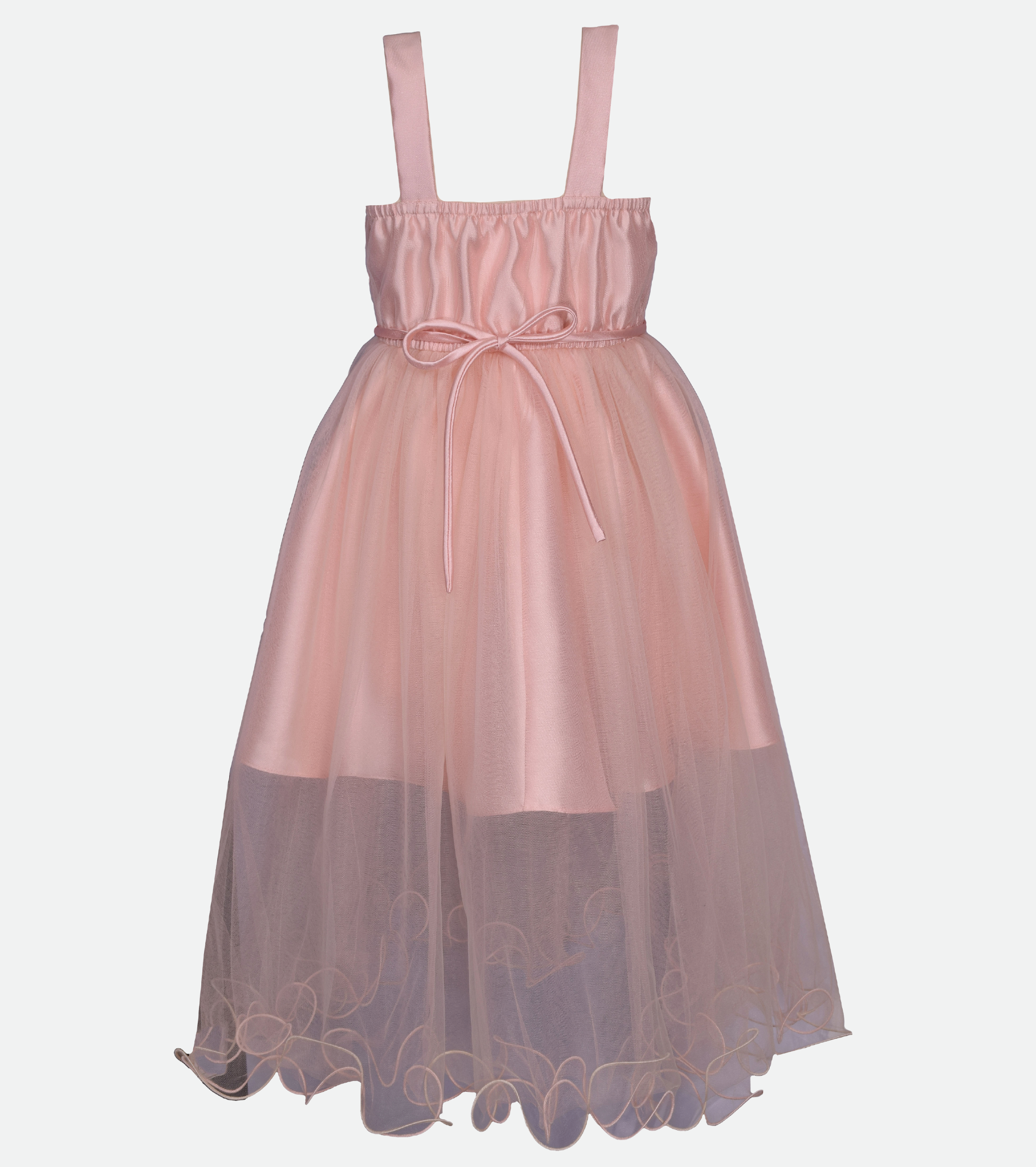 Perla Appliqued Party Dress