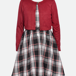 Anna Plaid Cardigan Dress - Image 