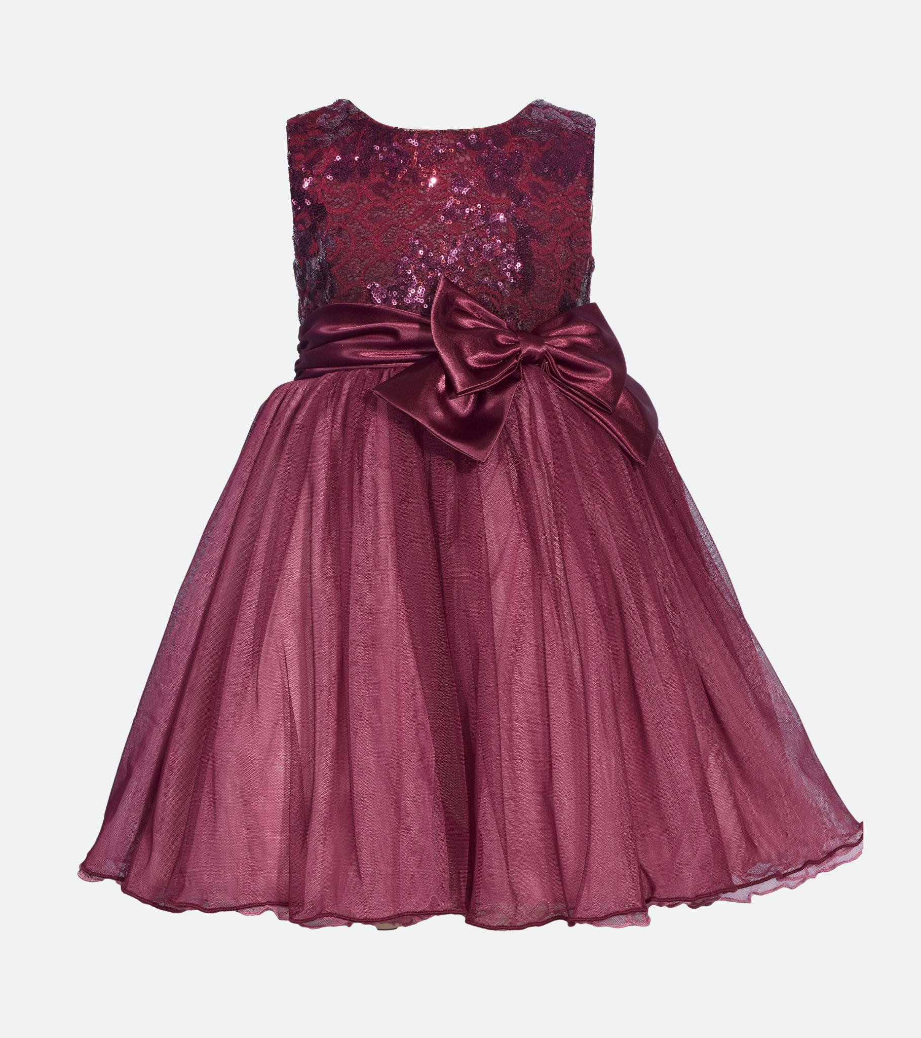 Purple sequin ballerina party dress for girls