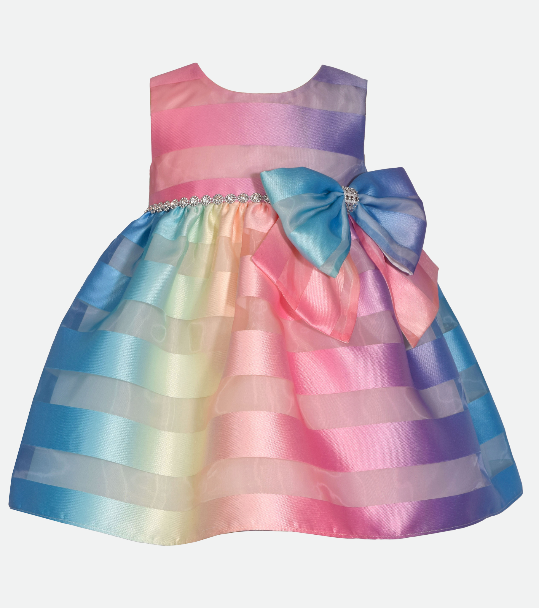 Brenna Rainbow Party Dress Bonnie Jean