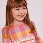 Autumn Smocked Dress with Headband - Image 