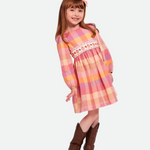 Autumn Smocked Dress with Headband - Image 