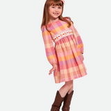Autumn Smocked Dress with Headband - Image 