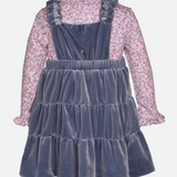 Jenna Velvet Jumper Dress Set - Image 
