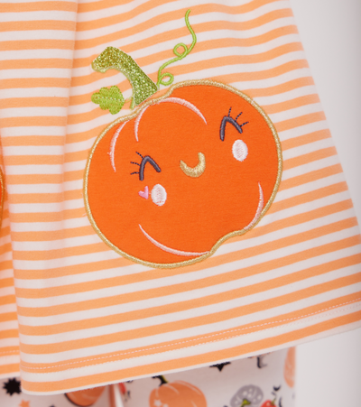 Hazel Pumpkin Print Legging Set