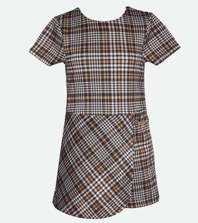 Sloane Plaid Skort Dress - Bonnie Jean
