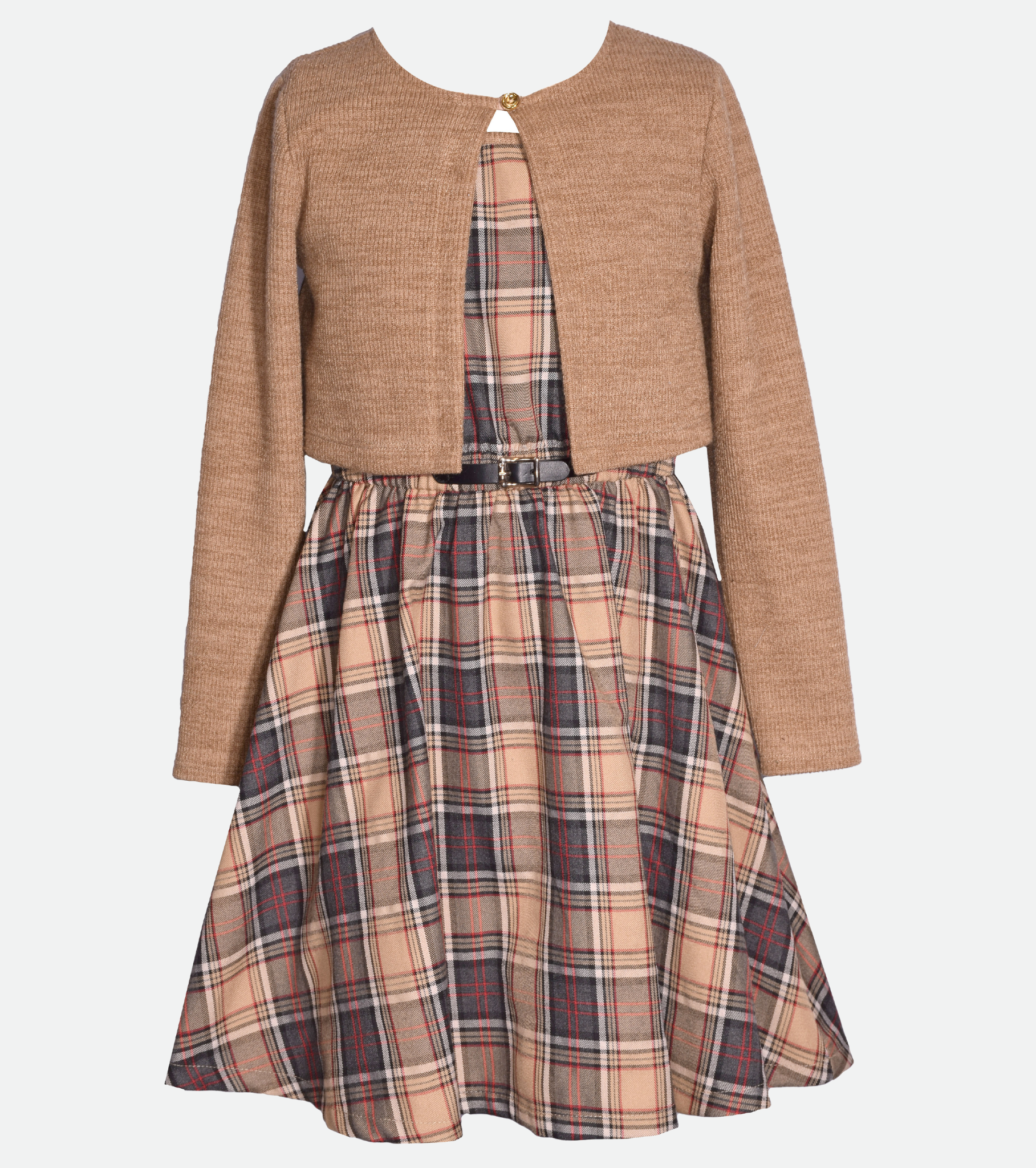 Bonnie jean plaid dress cheap