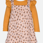 Janie Animal Print Jumper Dress Set - Image 