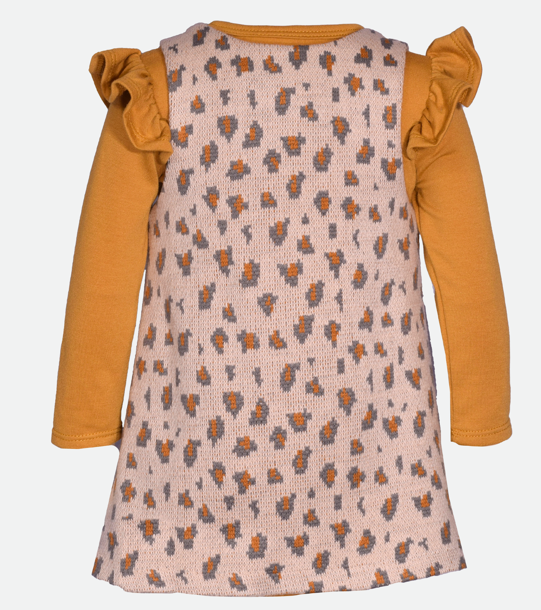 Janie Animal Print Jumper Dress Set